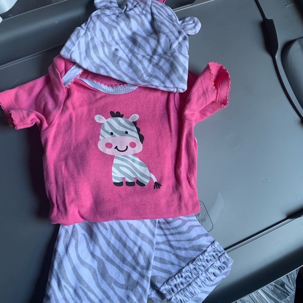 3pc Zebra set